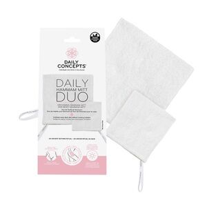 Daily Concepts Gray Hammam Mitt Duo